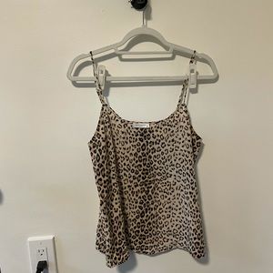 Equipment Silk Leopard/Cheetah Print tank